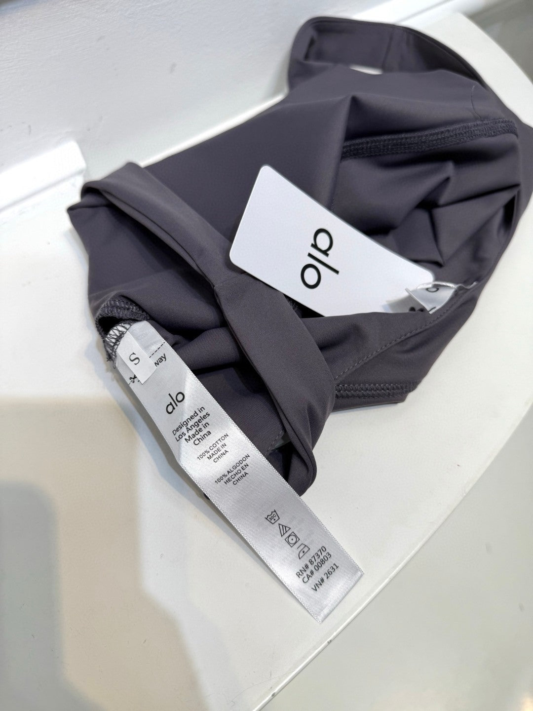 Full Set Alo Yoga Grey Cotton