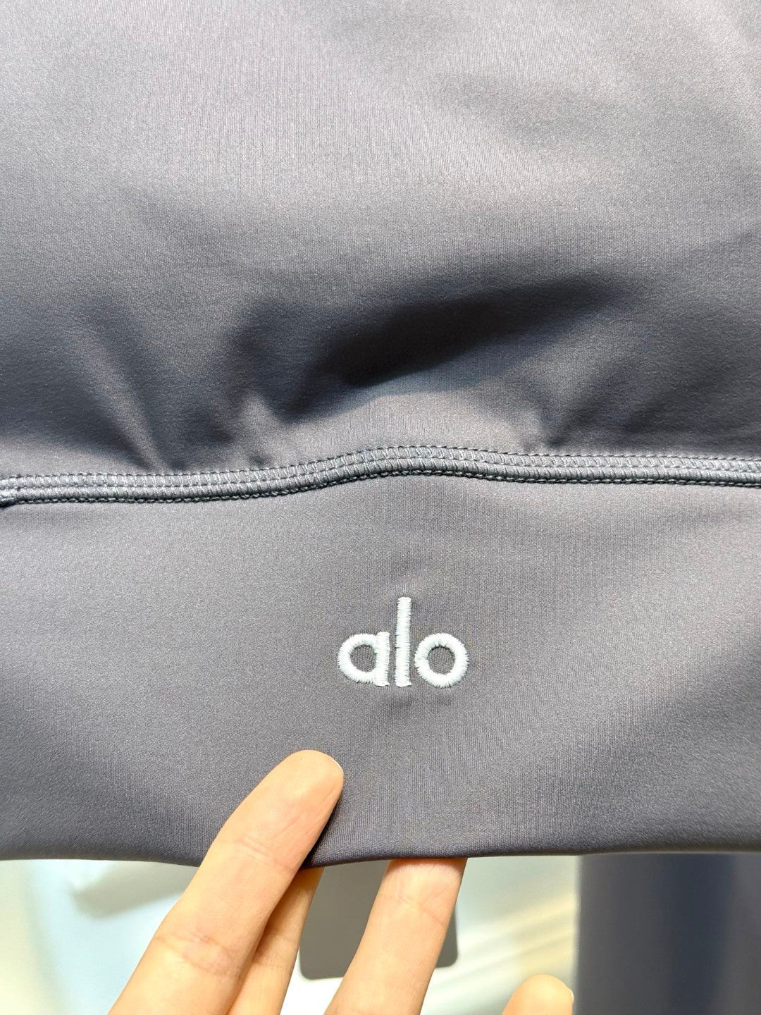 Full Set Alo Yoga Grey Cotton