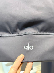 Full Set Alo Yoga Grey Cotton