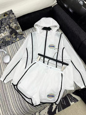 CC Set Jacket With Shorts Nilong