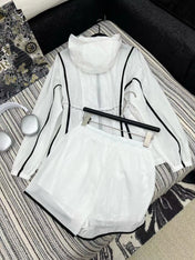 CC Set Jacket With Shorts Nilong