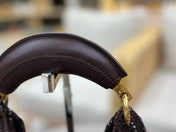 CHLOÉ 25S SUMMER BANANA HOBO BAG 36 IN BROWN