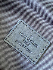 LV BELT BAG 44 IN BLACK EMBOSSED MONOGRAM CALFSKIN