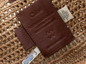 CHLOÉ 25S SUMMER BANANA HOBO BAG 36 IN LIGHT BROWN