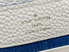 LV CAPUCINES BAG 21 PINIC IN COLORFUL DENIM GOLD HARDWARE