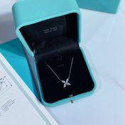 PLATINUM AND DIAMOND VICTORIA PENDANT NECKLACE