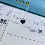 SMALL HEART TAG PENDANT STERLING SILVER