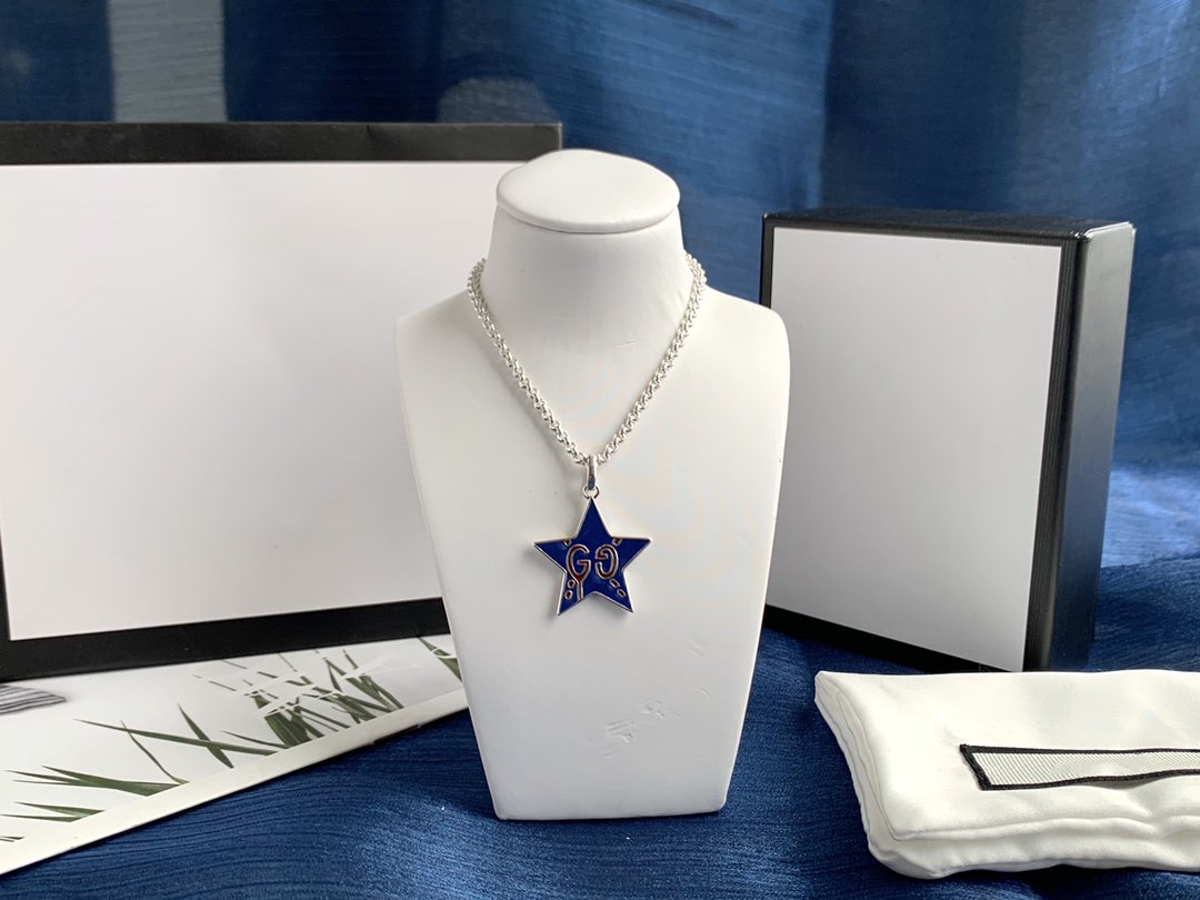 GHOST GG STAR PENDANT IN MIDNIGHT BLUE