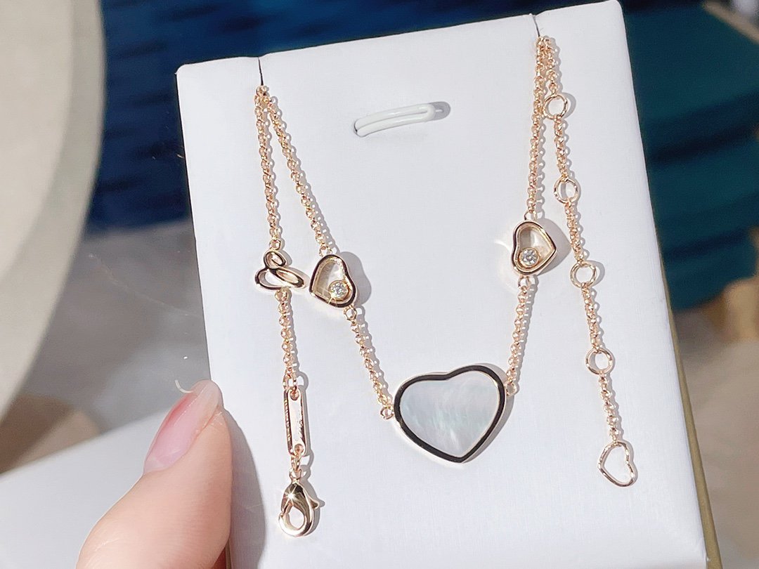 HAPPY HEART NECKLACE 3 MOTIFS