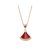 DREAM NECKLACE CARNELIAN DIAMOND