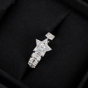 COMETE RING SILVER DIAMOND