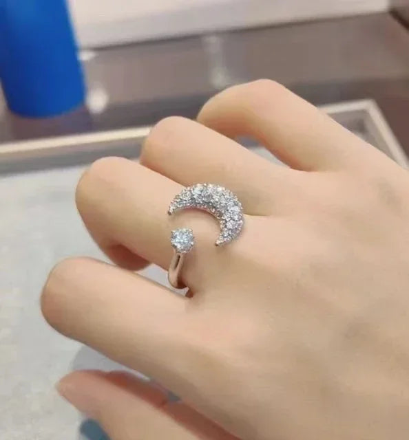 2025 Moon Silver Black High Quality Original New Sale Trending Set Fashion Fine Exquisite Gift Jewelry Accessories for Women