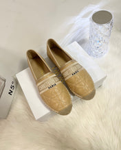 GRANVILLE ESPADRILLE CAMEL BEIGE QUILTED CANNAGE CALFSKIN