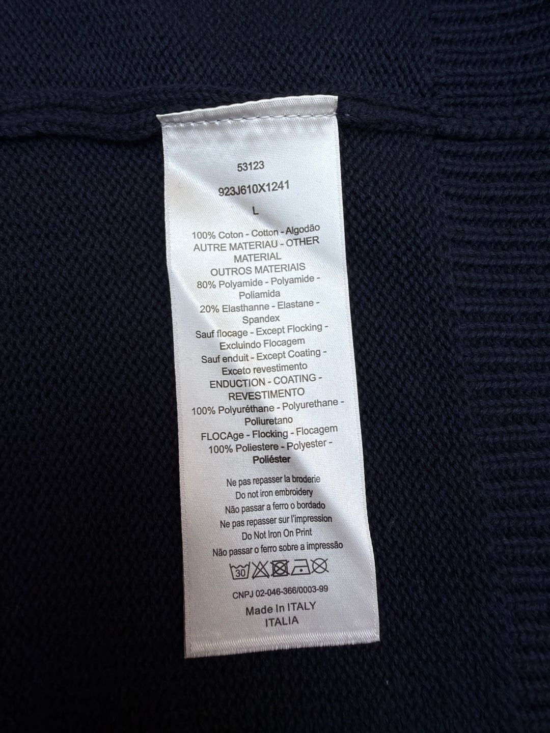 DIOR 25S KNITTED SWEATER 831