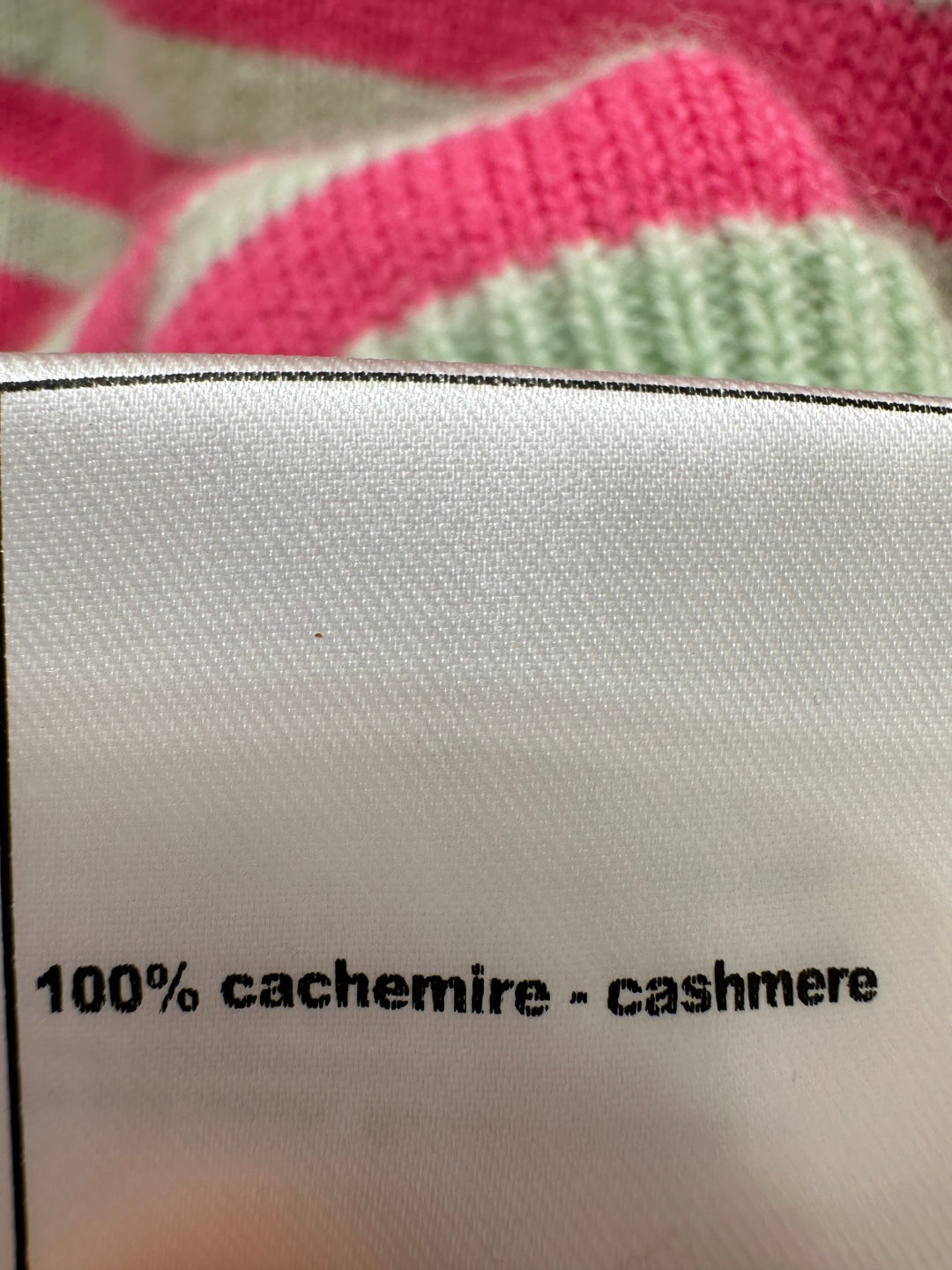 Chanel Cardigan Pink mix Gray Cachemire 232766