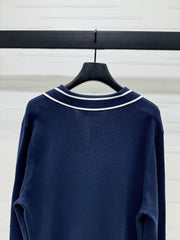 GUCCI V-NECK LONG-SLEEVE KNIT SWEATER 274823