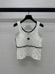 Chanel 25 Monogram Cotton Tank Top