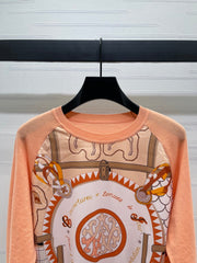 HERMES 25S LONG-SLEEVE CREW-NECK SWEATER 289