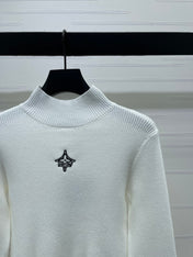 LV 25S LOGO-EMBROIDERED SWEATER 0088