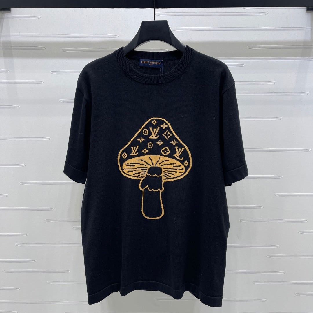 LV 25S SHORT-SLEEVE CREW NECK SWEATER 0089