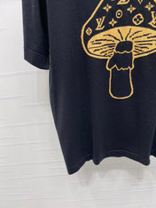 LV 25S SHORT-SLEEVE CREW NECK SWEATER 0089