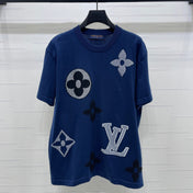 LV 25S SHORT-SLEEVE CREW NECK SWEATER 0090