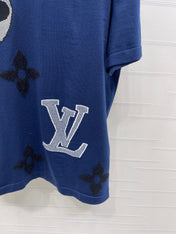 LV 25S SHORT-SLEEVE CREW NECK SWEATER 0090