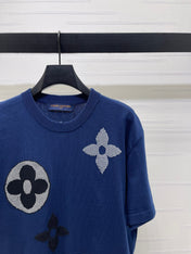 LV 25S SHORT-SLEEVE CREW NECK SWEATER 0090