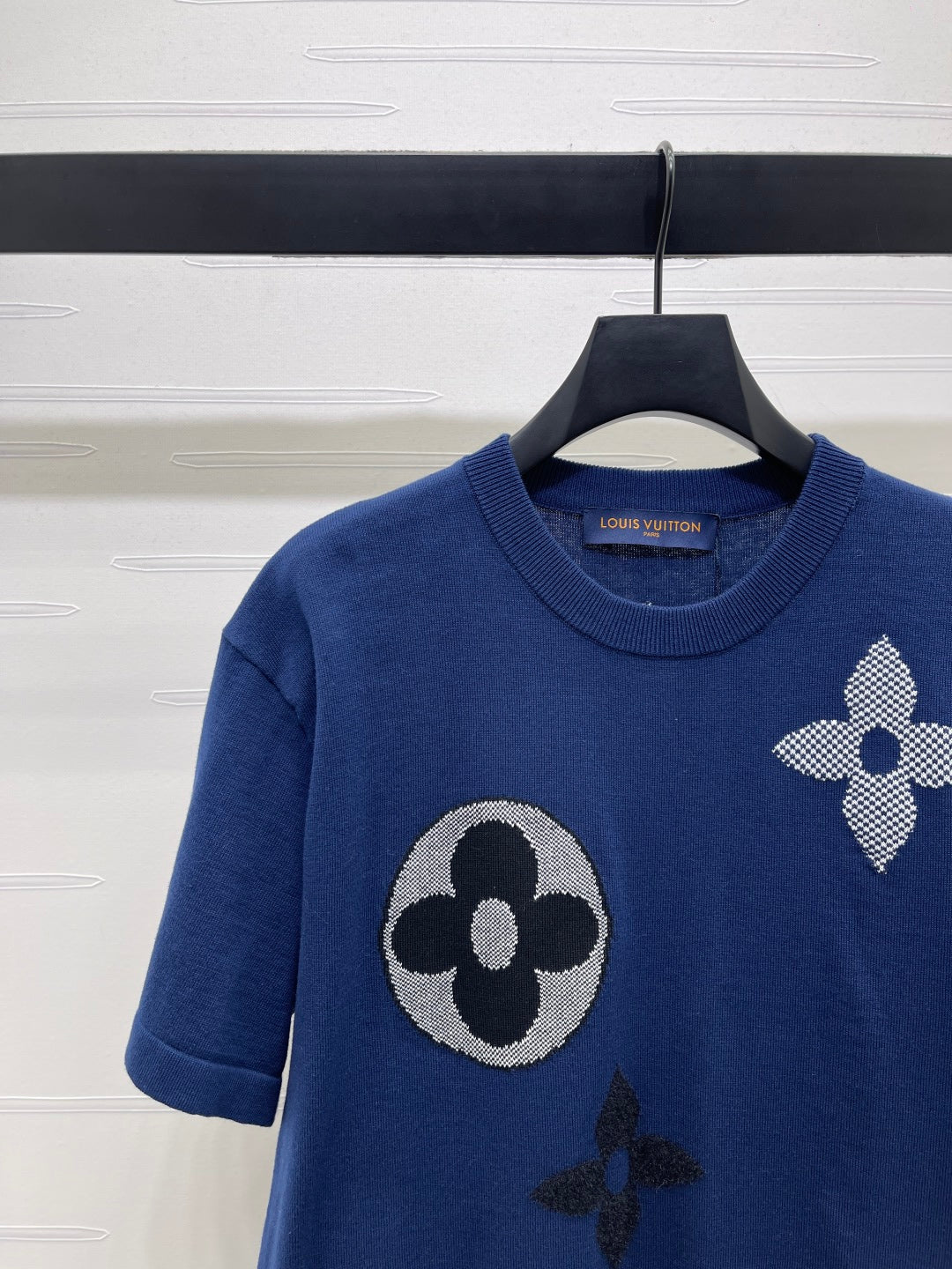 LV 25S SHORT-SLEEVE CREW NECK SWEATER 0090