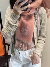 HERMES 25S SCARF 190 IN CASHMERE 854621