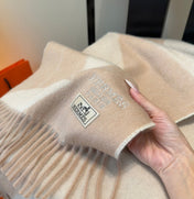 HERMES 25S SCARF 190 IN CASHMERE 987694