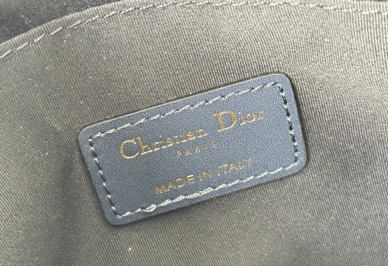 DIOR 25S 30 MONTAIGNE CLUTCH BAG 24 IN BLUE DIOR OBLIQUE JACQUARD