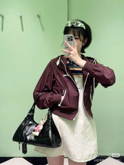 PRADA 25S HOODED SHORT JACKET 306