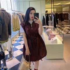 PRADA 25S ELASTIC WAIST SKIRT 305