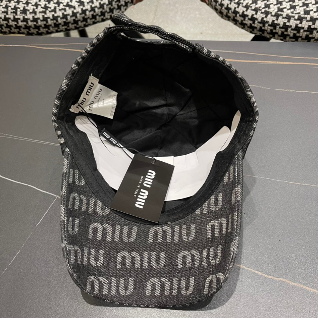 MM BASEBALL CAP IN DARK SLATE GRAY DENIM