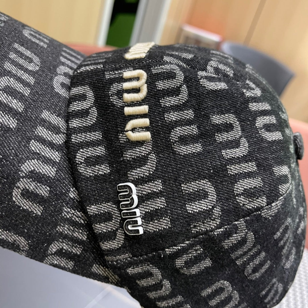 MM BASEBALL CAP IN DARK SLATE GRAY DENIM