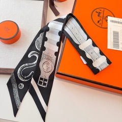 HERMES 25S SCARF 90 IN SILK 854980