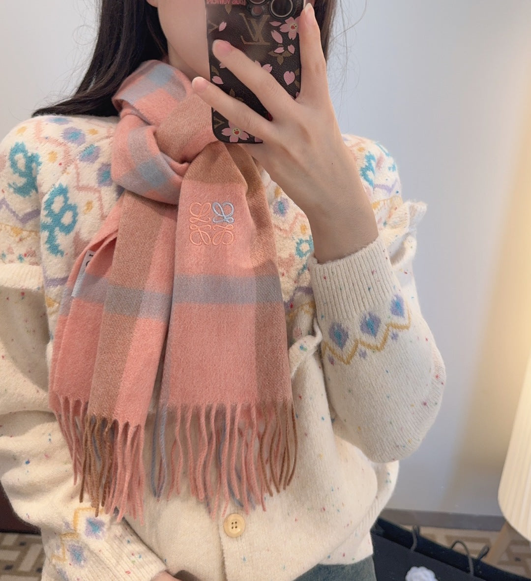 LOEWE 25S SCARF 180 IN CASHMERE 858263