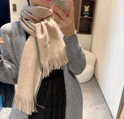 HERMES 25S SCARF 180 IN CASHMERE 989877