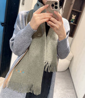 HERMES 25S SCARF 180 IN CASHMERE 989878