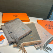 HERMES 25S SCARF 180 IN CASHMERE 989879