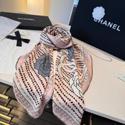 CHANEL 25S SCARF 140 IN CASHMERE 989891