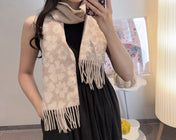 CHANEL 25S SCARF 180 IN CASHMERE 989899