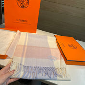 HERMES 25S SCARF 180 IN CASHMERE 989916