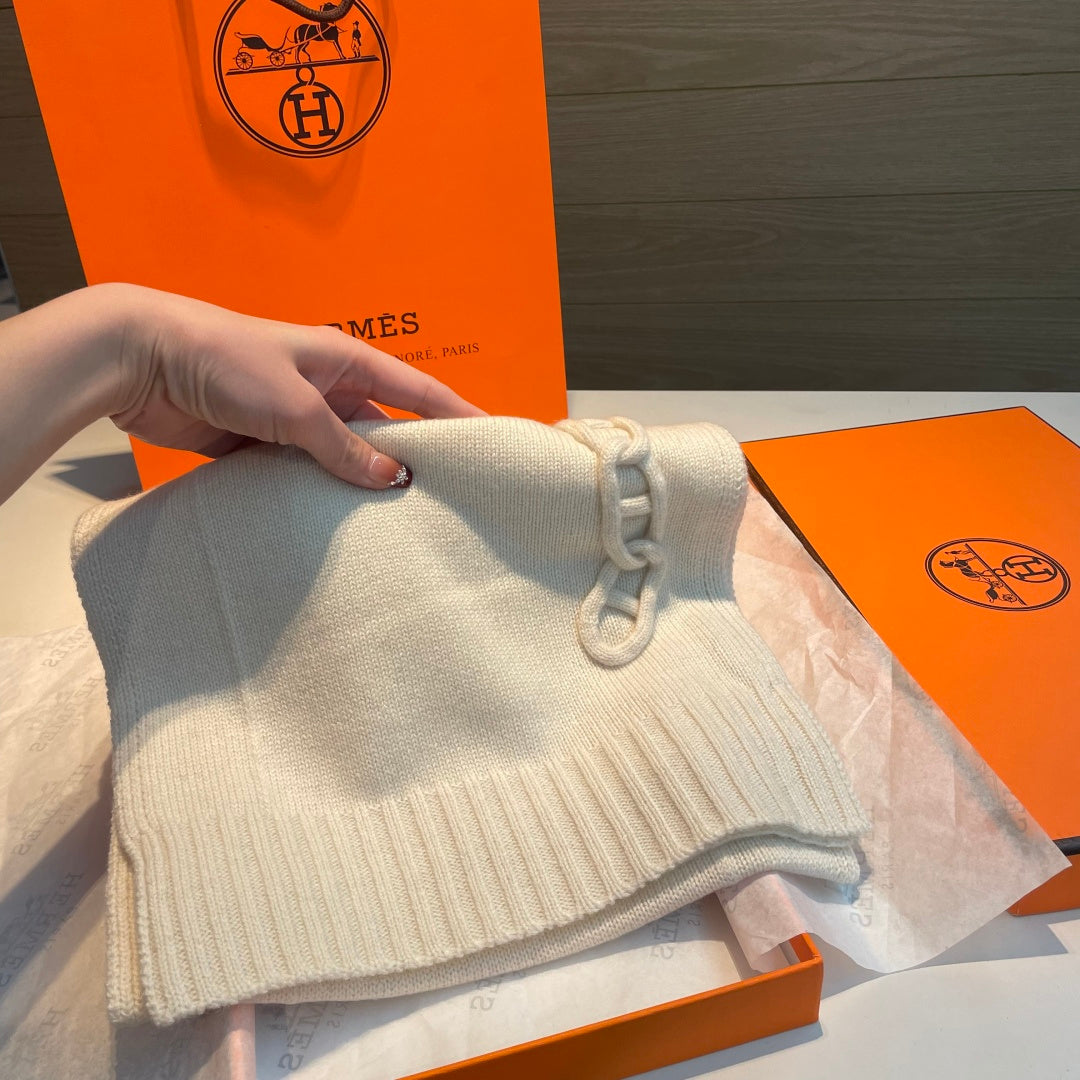 HERMES 25S SCARF 175 IN CASHMERE 992040
