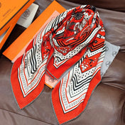 HERMES 25S SCARF 140 IN SILK CASHMERE 991680