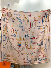 HERMES 25S SCARF 137 IN SILK CASHMERE 991691