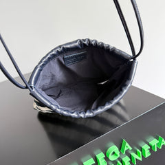 BOTTEGA VENETA 25S DUSTBAG 21 IN ZEBRA PATTERN CALFSKIN