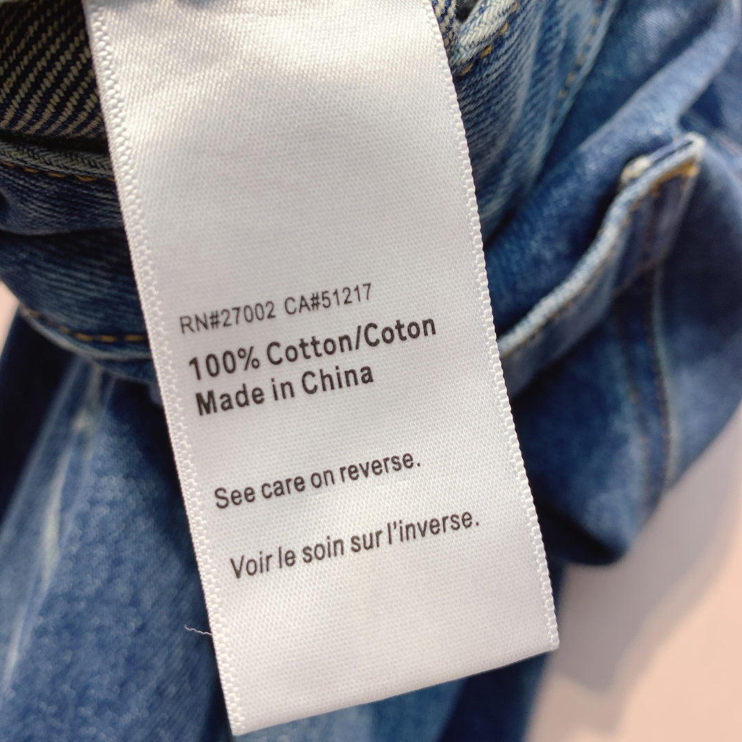 DIOR 25S WIDE-LEG STRAIGHT JEANS 851