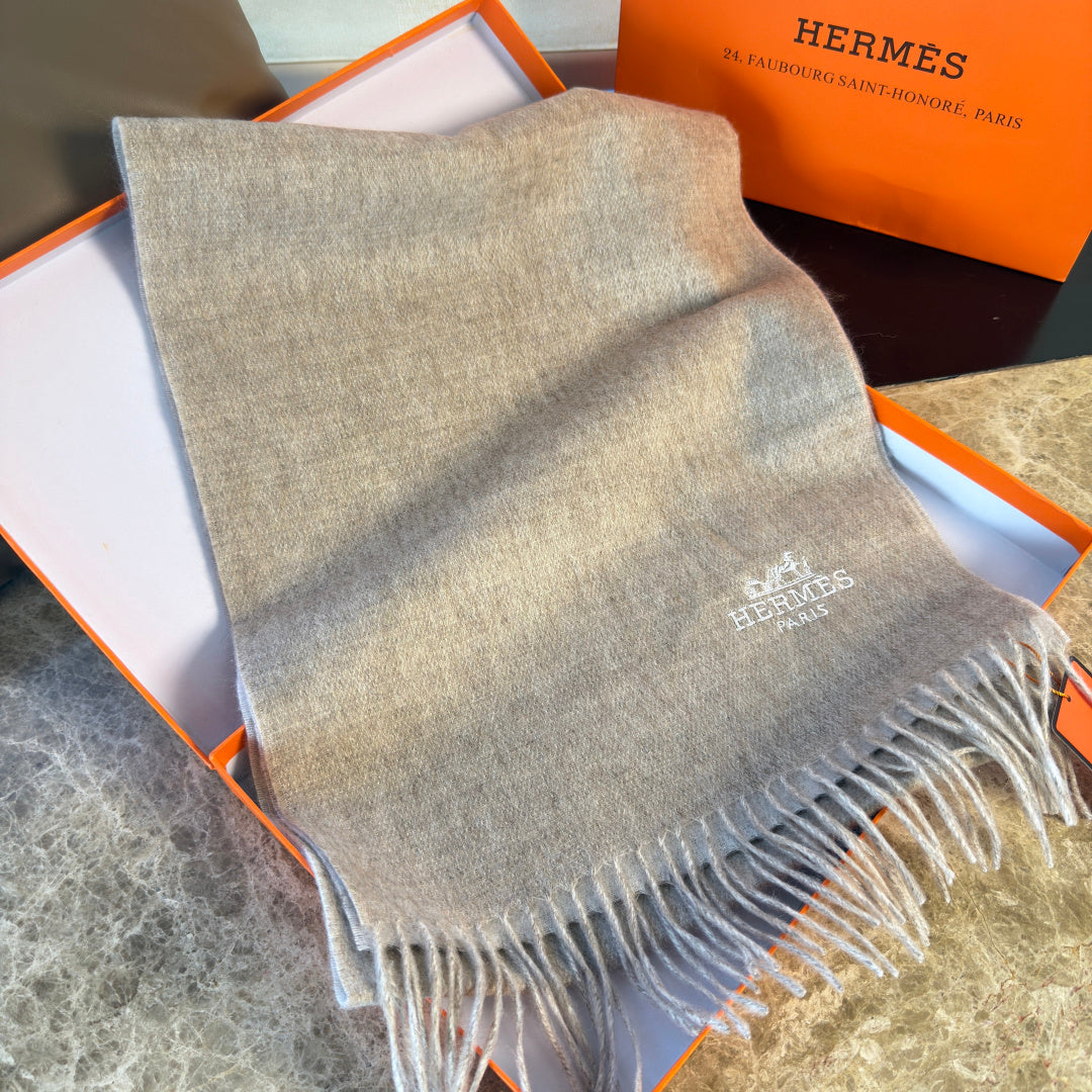 HERMES 25S SCARF 180 IN CASHMERE 987738